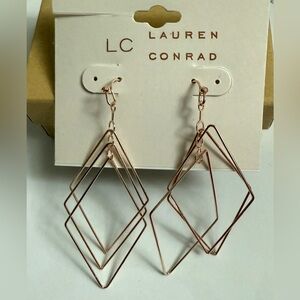 Kohl's Lauren Conrad Rose Gold Earrings